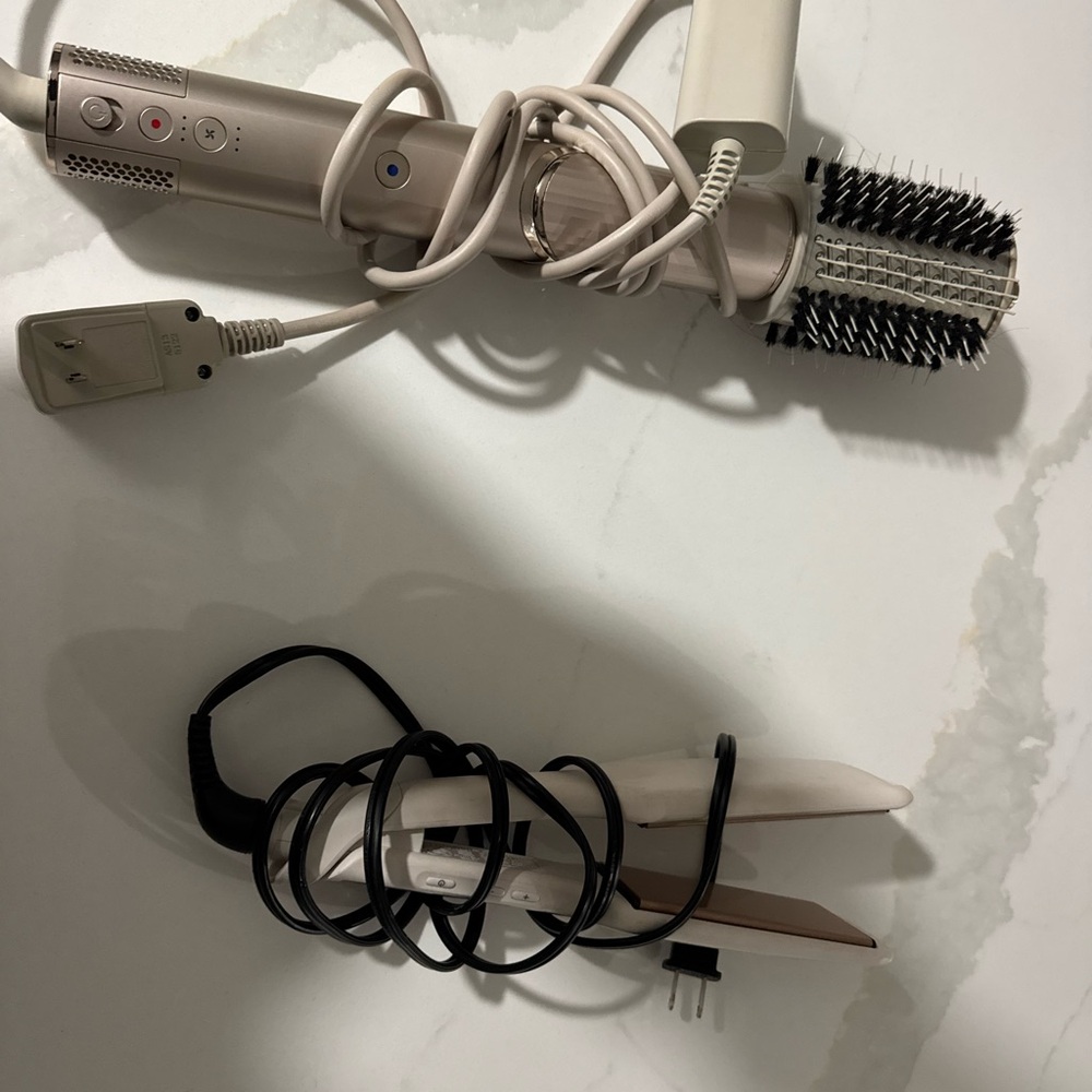 Hair Styling Tools Set - White and Black